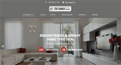 Desktop Screenshot of domy.opravy.com